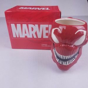 Marvel Carnage Head 16oz Molded Mug IOB Backstage Inc